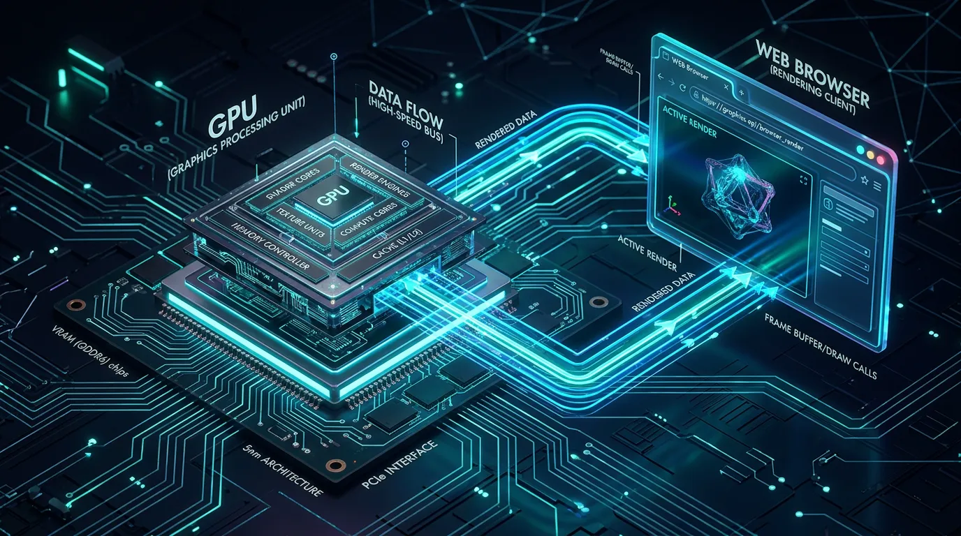 WebGPU GPU acceleration diagram